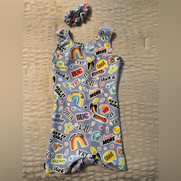 Girls xs gymnastics short leotard - Picture 1 of 3